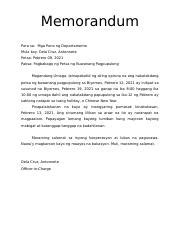 halimbawa ng memorandum tungkol sa trabaho|Bakit Mahalaga Ang Memorandum – Halimbawa At Kahulugan .